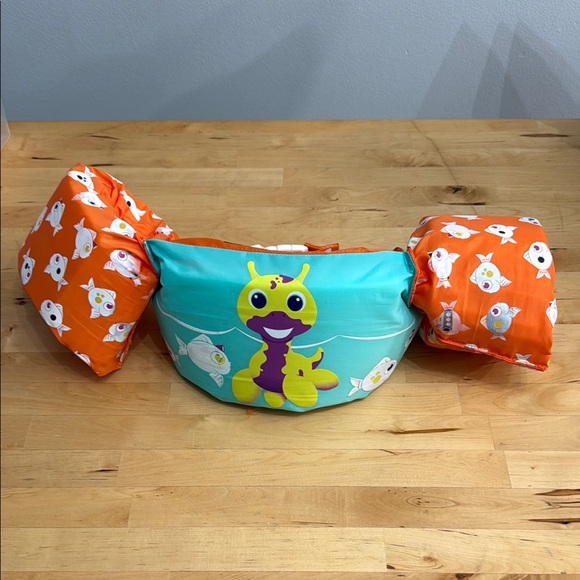 COLEMAN PUDDLE JUMPER SWIM VEST KIDS FLOATIE FISH DINOSAUR TODDLER SWIMSUIT - Picture 1 of 13